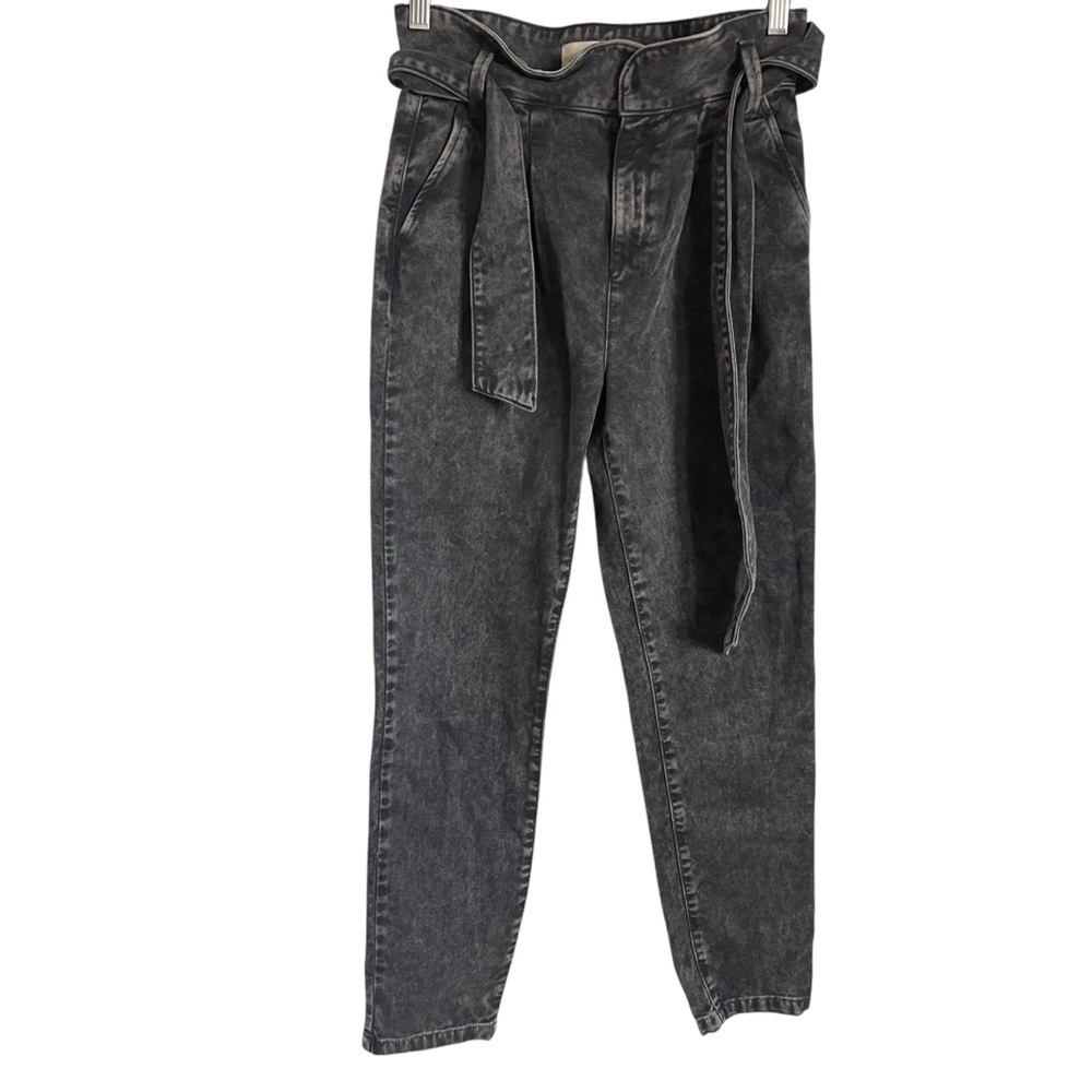 Sezane Austin Trousers Washed Black Jeans - Picture 3 of 14